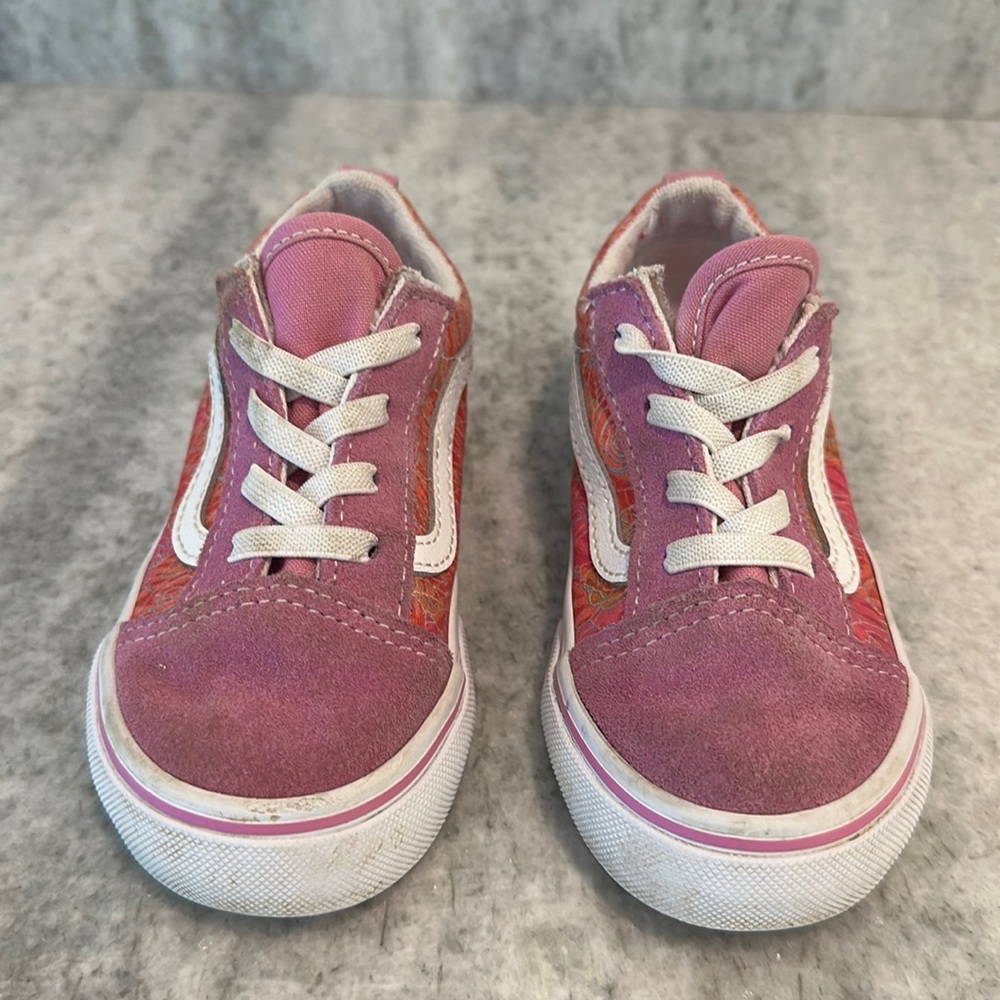 Vans- size 9- Toddler Vans Old Skool Elastic Shoes